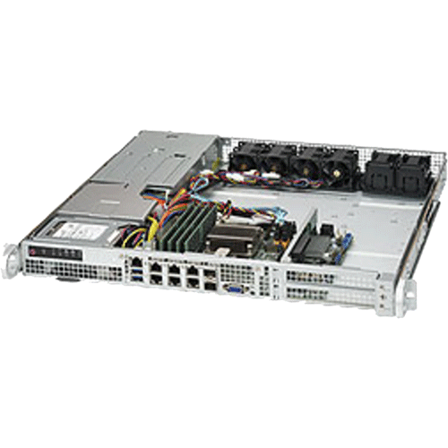  Serveur Supermicro Serveur 1U Xeon D-1587 16 coeurs 400w 6 LAN Giga SYS-1018D-FRN8T