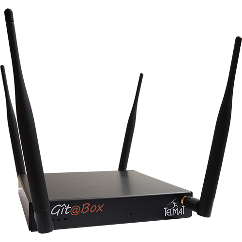   Contrôleurs Hot Spot   GitaBox2 WiFi 3 ports Eth. 25 accès simu. (25 max) GITBOXW025